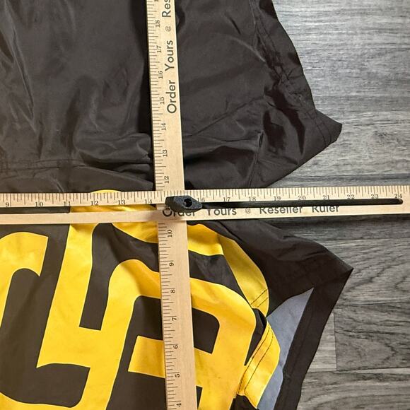 San Diego Padres Swim Trunks Shorts G-III Carl Banks MLB Brown Yellow Mens L - Picture 6 of 6